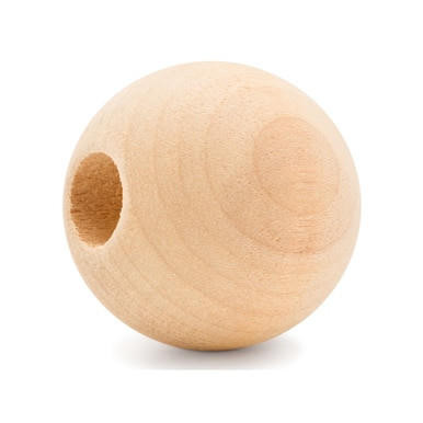 wholesale No hole round Wooden balls for crafts DIY accessories