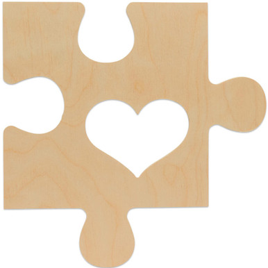 Photo Frame-Puzzle Piece-Ivory 12 x 12