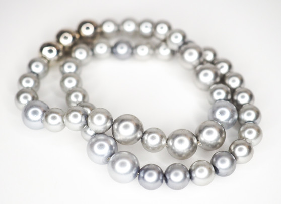Grey Swarovski Pearl Bracelets 