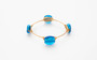 Light "Blue Flame" Bangle 