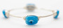 Light "Blue Eye" Bangle 