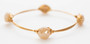 Peach Crystal Bangle 
