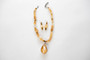 Citrine & Gold Necklace Set 