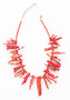 Red Stick Coral Necklace Set 