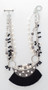 Black, White, & Silver Chain Set