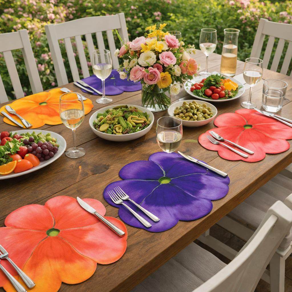 Party Pansy, Purple – ARTPrints Placemats