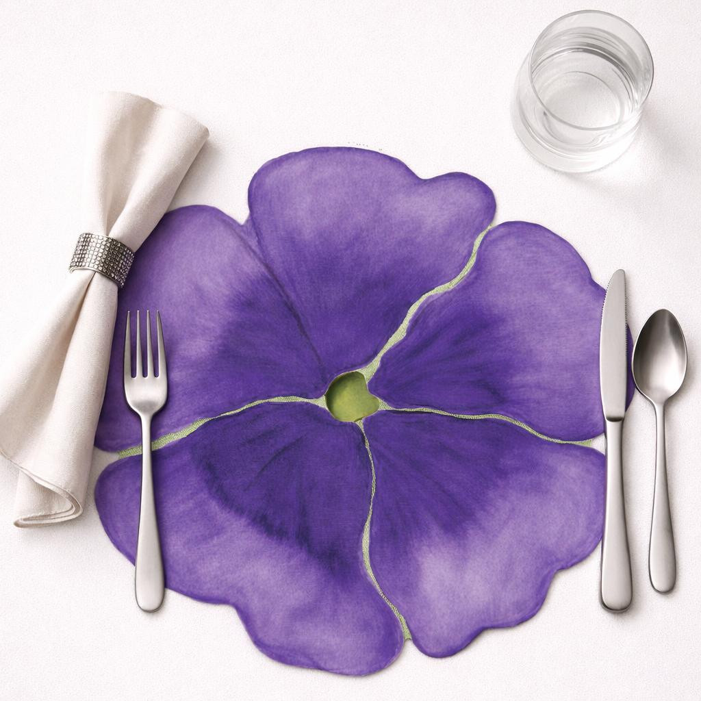 Party Pansy, Purple – ARTPrints Placemats
