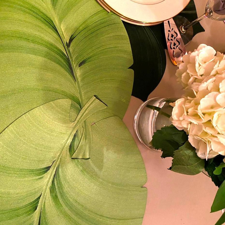 Carole Shiber Palm Leaf Placemat - Thumbnail 4