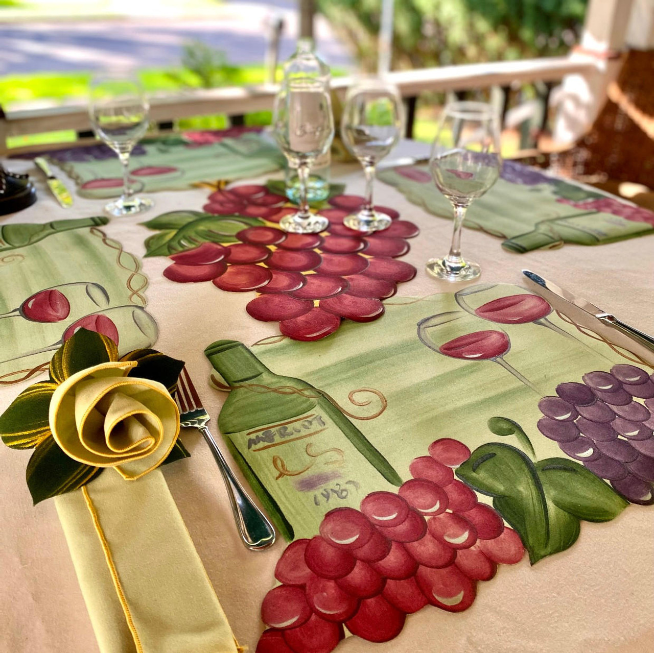 Luxury Placemats and Fine Table Linens For Sale