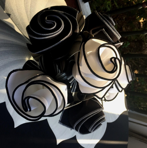 Carole Shiber Designs Bouquet in Black and White