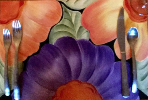 Carole Shiber Designs MOSAICS Pansies, S/12