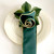 Carole Shiber Designs Bouquet Napkin Ring - Pine/Frost 