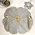 Carole Shiber Designs Anenome Placemat Silver/Gold