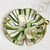 Spearmint-Striped Pinwheel Charger