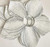 Bouquet Napkin Ring, White/Silver Carole Shiber Designs featuring a delicate, floral-inspired napkin holder with detailed petals. Bouquet Napkin Ring, White/Silver Carole Shiber Designs featuring a delicate, floral-inspired napkin holder with detailed petals.