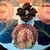 Fall into Thanksgiving Table, Set of 8 Placemats Carole Shiber Designs, autumn-themed paper placemats with turkey illustrations and pumpkin accents, arranged on a dining table with silverware.