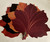 Classic Maples SALE! Set of 8, autumn-colored artificial maple leaves in shades of red, orange, and black, for fall decorating.