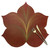 Carole Shiber Designs 5 Point Fountain Leaf - Copper 