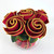 Carole Shiber Designs Poinsettia Bouquet