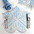 Carole Shiber Designs Winter White/Blue Setting