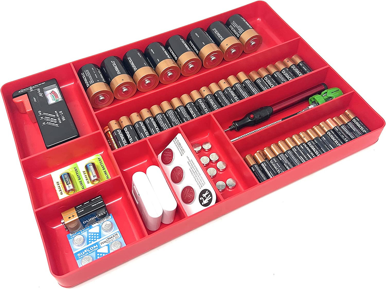 MLTOOLS Tool Drawer Organizer Tray - 10-Compartment Home & Garage Tool Tray  - ML Tools & Equipment,LLC