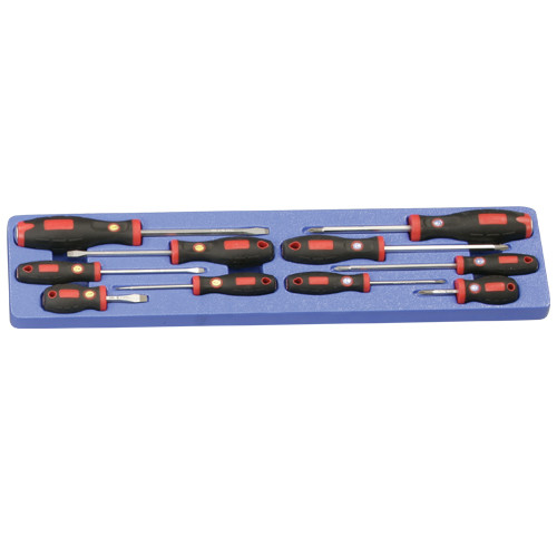 Genius Tools Combination Screwdriver Set (MS-190TS) 10 Pc TS-5010