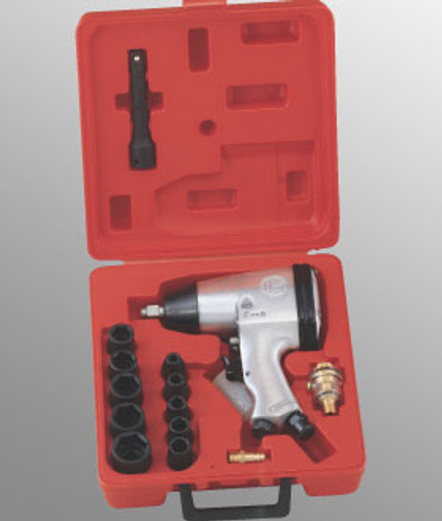 Genius Tools SAE 1/2" Drive 230 Ft-Lbs / 312 Nm Impact Wrench Set 16 Pcs TF-416S1