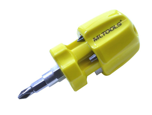 MLTOOLS Multi-bit Stubby Screwdriver Set Made in Canada