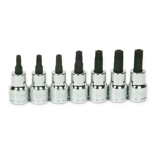 Williams Tools 3/8" Drive Tamper-Resistant Torx Bit Sockets Set 7-Pcs 31912