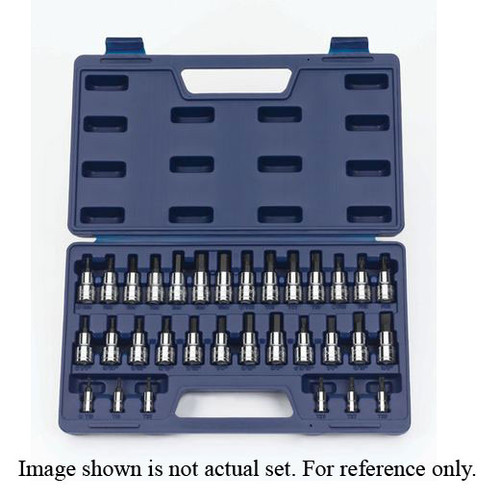 Williams Tools SAE & Metric 1/4" Drive Socket Set 36-Pcs 50604A