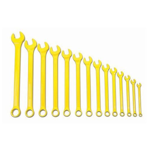 Williams Tools SAE Yellow Supercomboå¨ Combination Wrenches Set 14-Pcs WS-1172YSC