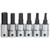 Williams Tools Metric Tools @ Height 1/4" Drive Standard Length Hex Bit Socket 6 Pcs Set 30904-TH