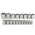 Williams Tools SAE 1/2" Drive Shallow 6 Point Sockets Set 19-Pcs 32938