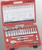 Genius Tools Metric 1/2" Drive Hand 12 Point Socket 39 Pc Set TW-439M