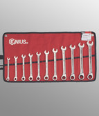 Genius Tools Metric Combination Gear Wrench 11 Pc Set GW-7211M