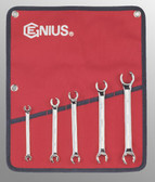 Genius Tools SAE Flare Nut Wrench 5 Pc Set FN-005S