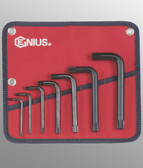 Genius Tools Metric L-Shaped Triple Square Wrench 7 Pc Set HK-007TS