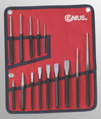 Genius Tools SAE Punch & Chisel 14 Pcs Set PC-514S