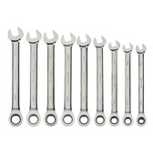 Williams Tools Metric Combination Ratcheting Wrenches 9 Pcs Set MWS-1123NRC