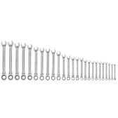 Williams Tools Metric Combination Ratcheting Wrenches 25 Pcs Set MWS-1126NRC