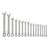 Williams Tools SAE Combination Ratcheting Wrenches 16 Pcs Set WS-1122NRC