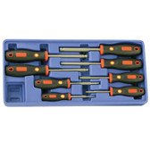 Genius Tools SAE Wobble Hex Screwdriver Set 8 Pc HR-578SW