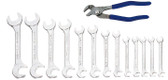 Williams Mini Open End Wr & Plier Set 14-Pcs WS-1142PC