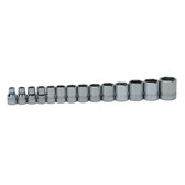 Williams Tools USA SAE 1/2" Drive Shallow 6 Point Sockets Set 14-Pcs WSS-14HRC