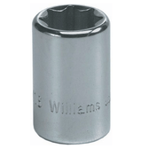 Williams Tools USA 1/4" Drive Shallow 8 Point SAE Sockets 3 Sizes Available (From 1/4" to 3/8")