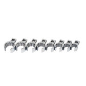 Williams Tools USA SAE 3/8" Drive Crowfoot Wrench, Flare Nut, 12 Point Set 8-Pcs WSBCF-8