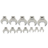 Williams Tools SAE 1/2" Drive Open End Crowfoot Wrench Set 12-Pcs 10840