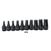 Williams Tools Metric 3/4" Drive One-Piece Impact Hex Bit Dirvers Set 10-Pcs 38936