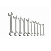 Williams Tools SAE 15å¡-60å¡ Double Open End Angle-Head Wrenches Set 10-Pcs 3782