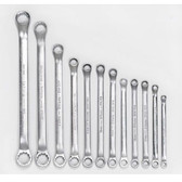 Williams Tools Metric Double Head 10å¡ Offset Box End Wrenches Set 12-Pcs MWS-BWM12